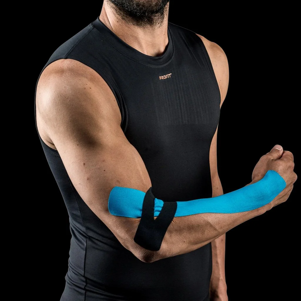 Cinta Kinesiotaping 5 cm × 5 mts – Azul – Insumo médico-quirúrgico Medin Salud Panamá